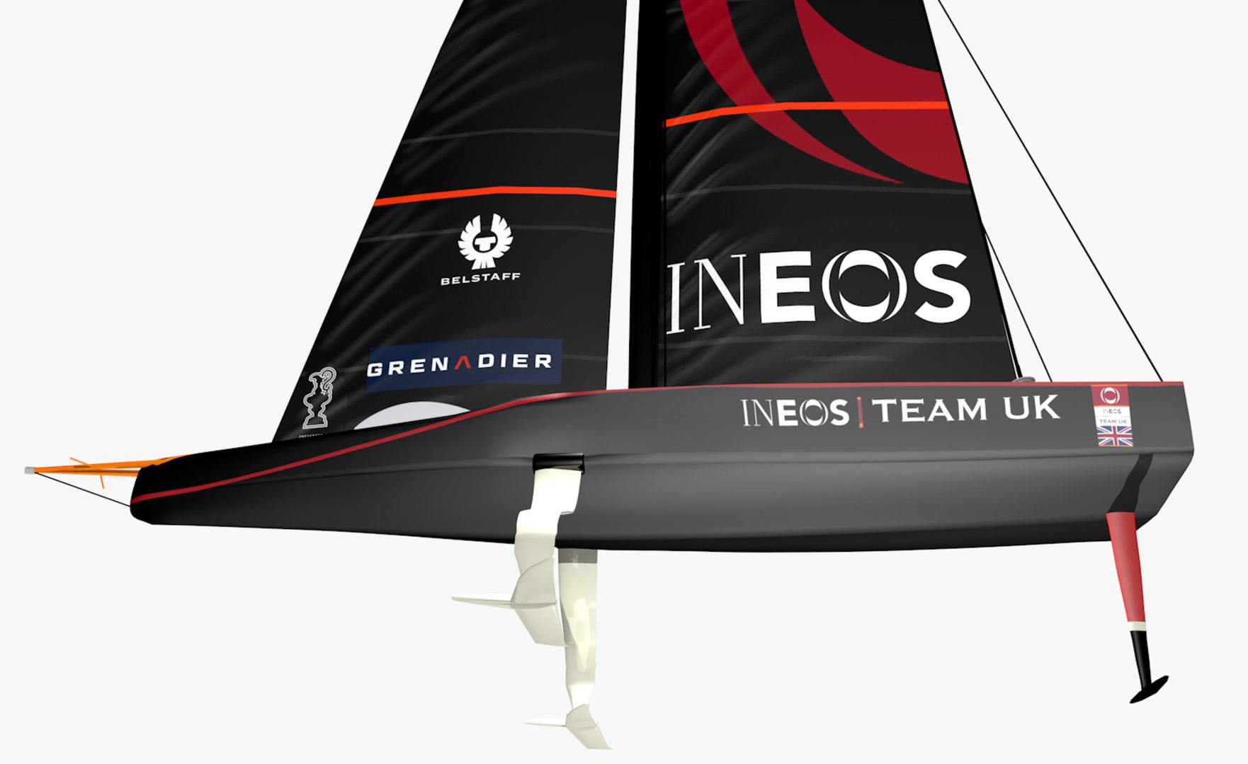 3D ac75 yacht ineos model - TurboSquid 1683499