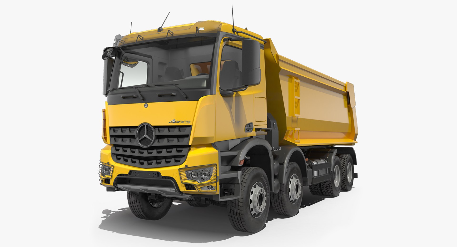 Mercedes Benz Arocs 8X8 Dump Truck 3D model preview