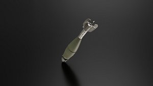 60mm  mortar 3D model