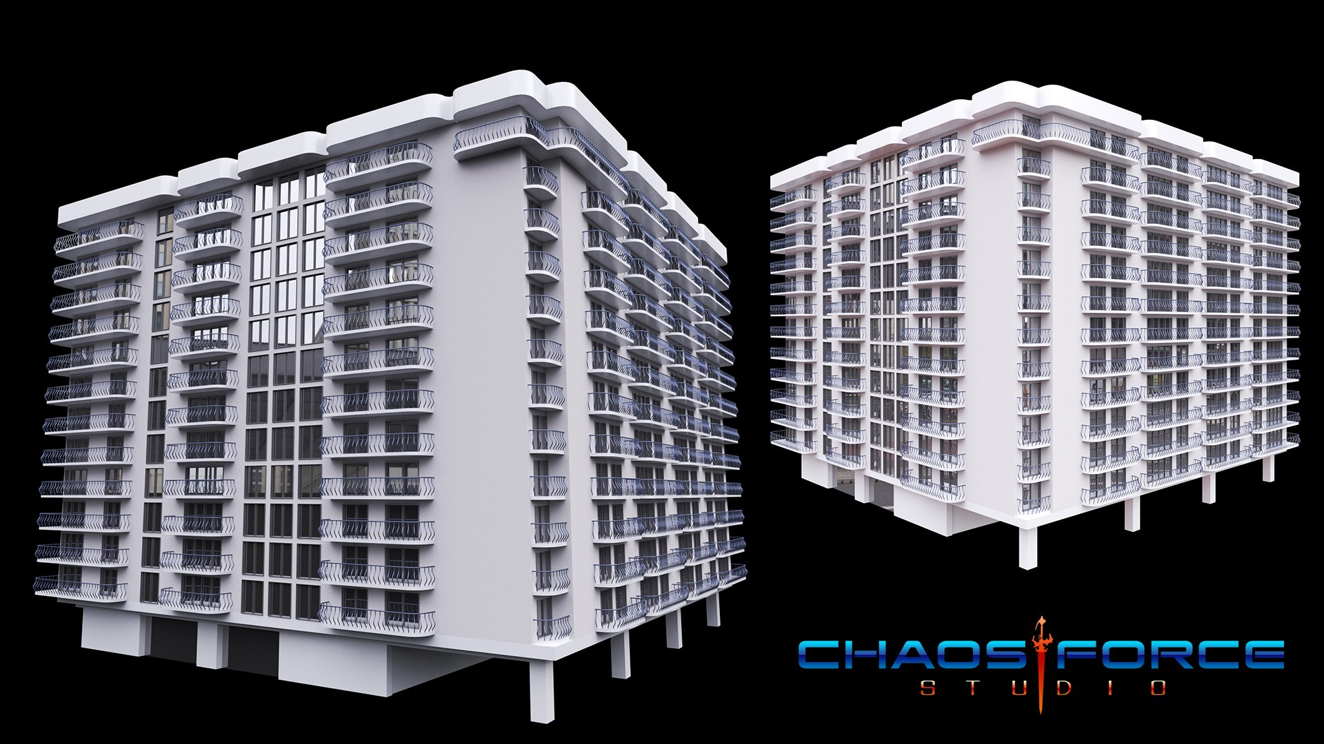 Miami building 02 3D model - TurboSquid 1355506