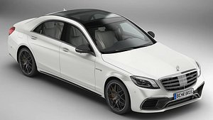 3D mercedes s class amg