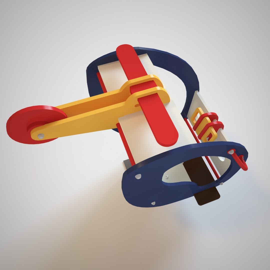 3D Playground Spring Helicopter Model - TurboSquid 1236775