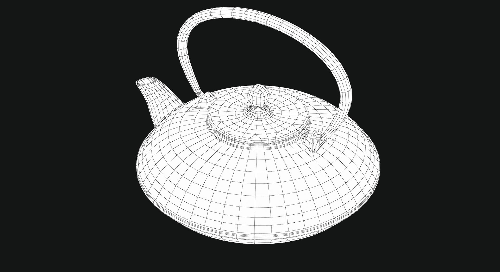 Cast iron teapot 3D model TurboSquid 1324313
