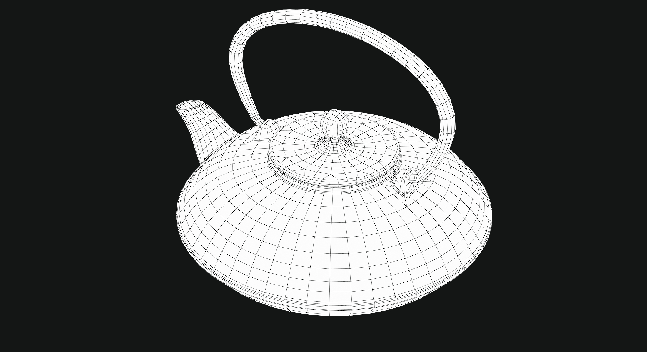 Cast iron teapot 3D model TurboSquid 1324313