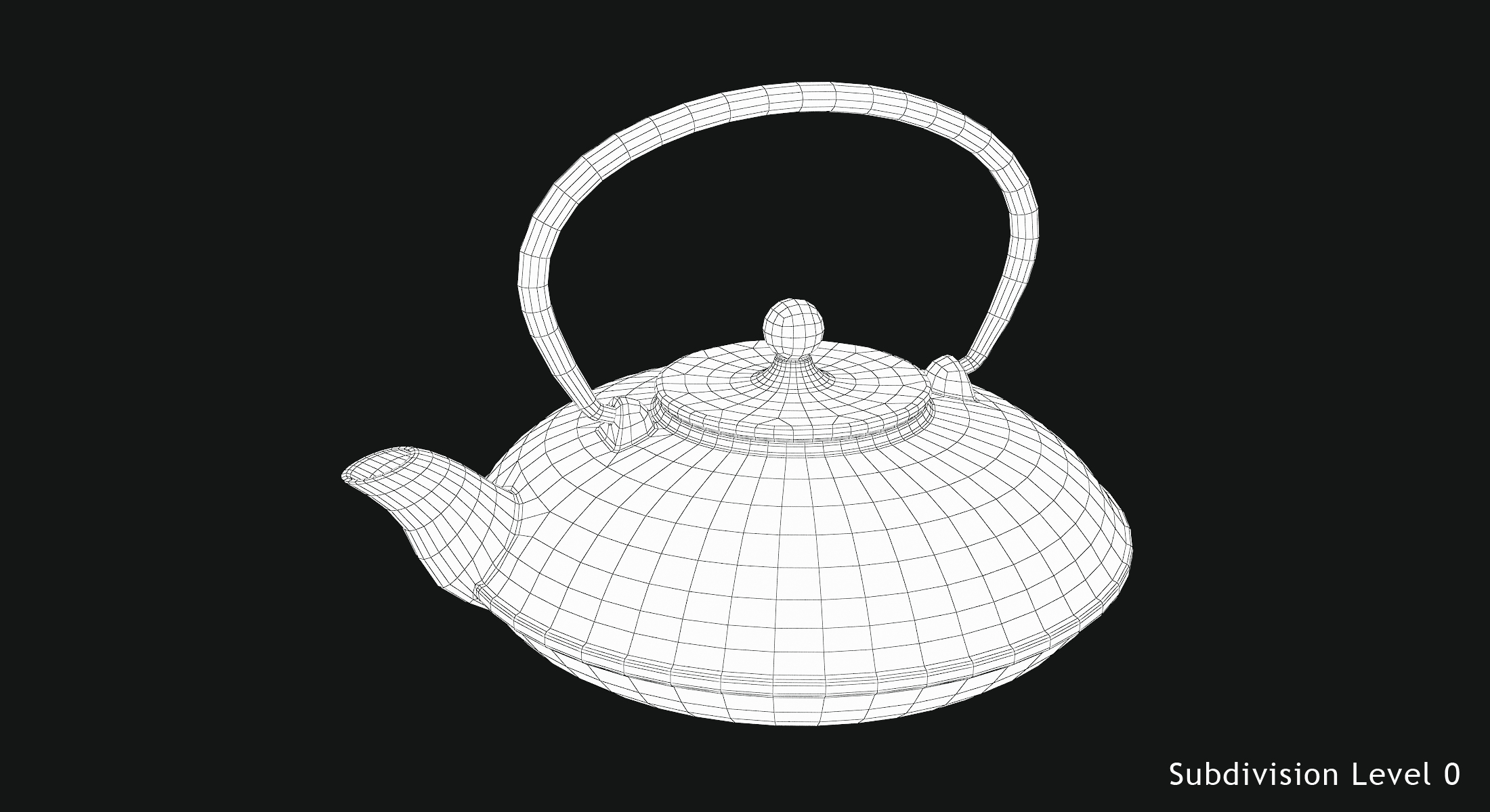 Cast iron teapot 3D model TurboSquid 1324313