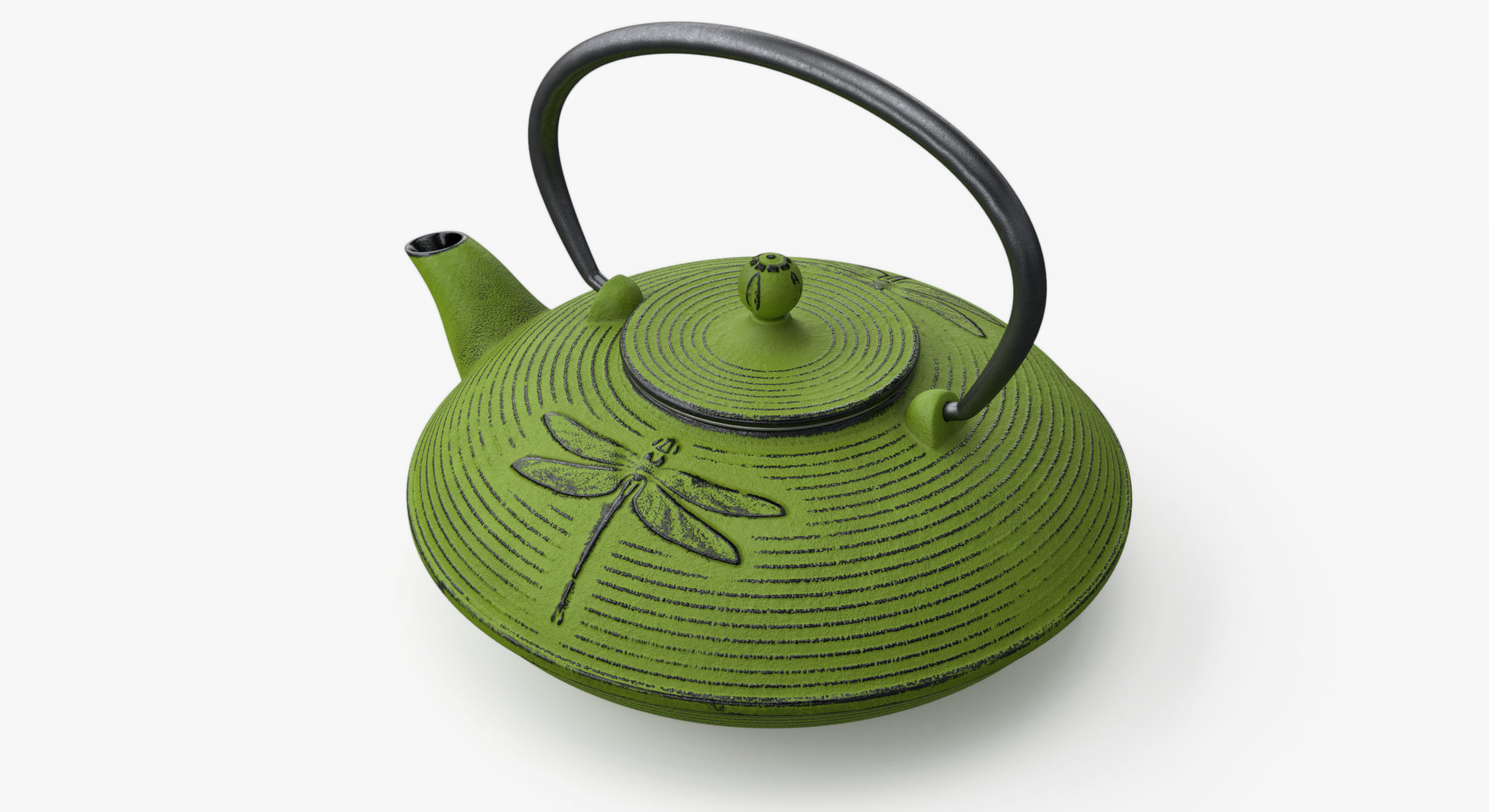 Cast iron teapot 3D model TurboSquid 1324313