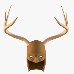 3D Antler Mask model