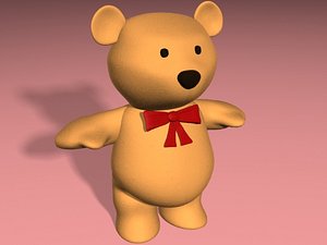 3d teddy bear model