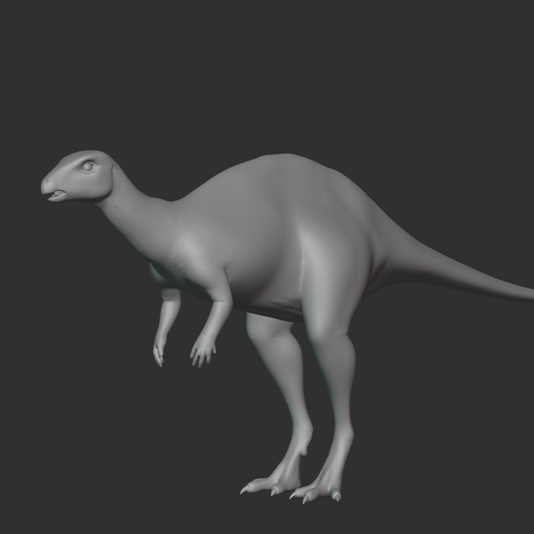 modelo 3d Camptosaurus Basemesh Low Poly - TurboSquid 1993664