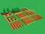 Pack 116 modèles pour ferme low poly