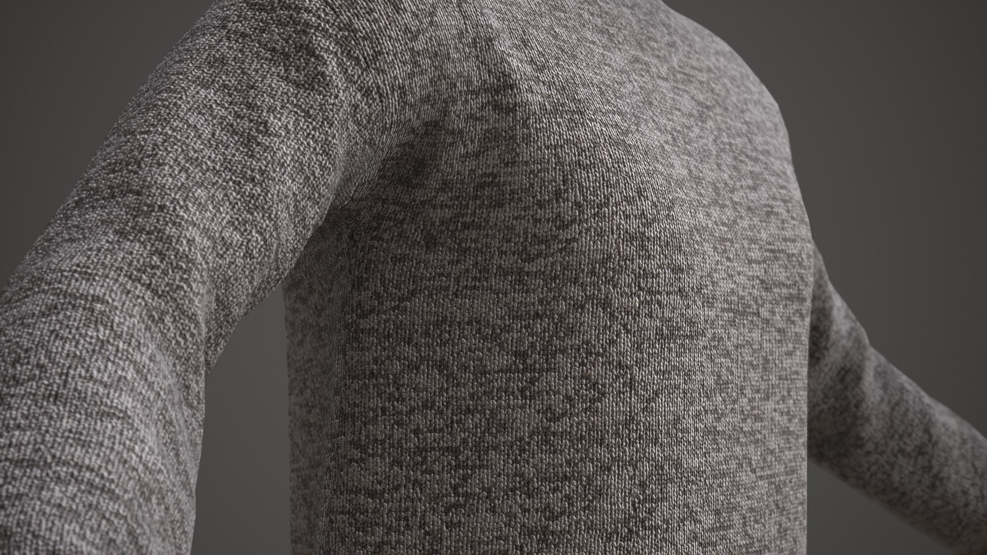 3D Sweater Gray Model - TurboSquid 1656393