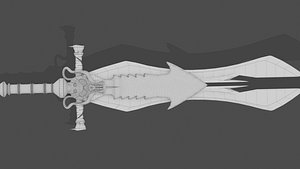 3D model bisento blade weapon edward - TurboSquid 1191006