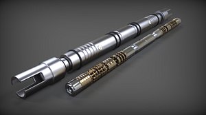 3d sith lord elegant lightsaber