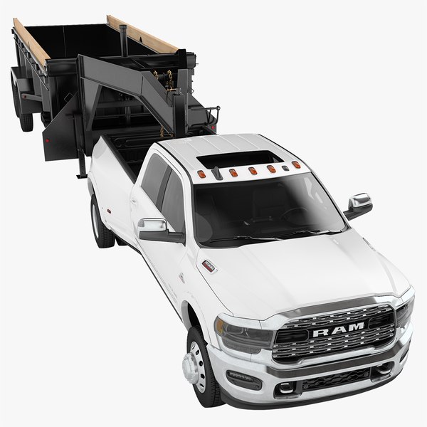 RAM3500 BULL DOGデザイン ロングトラックと ベッドトレーラー② RAM3500 BULL DOGデザイン ロングトラックと ベッドトレーラー②
