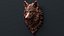 Wolf Head Relief 3D Model