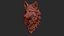 Wolf Head Relief 3D Model