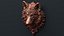 Wolf Head Relief 3D Model