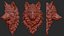 Wolf Head Relief 3D Model