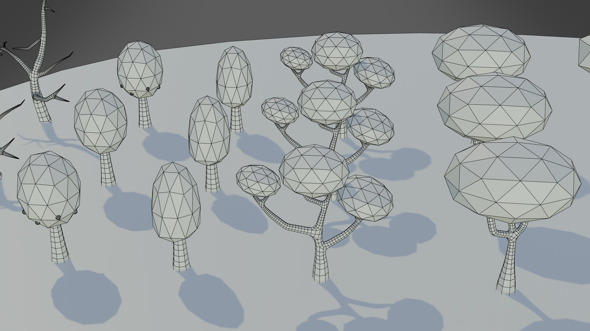 3D Low Poly Trees Collection Model - TurboSquid 2117211