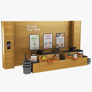 3D Pet Shop - Payment Table and Elements