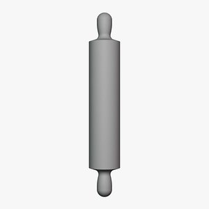 Rolling Pin - Geometry Only No Textures No Materials