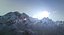 Snow Mountain Range Terrain 13 Landscape Alaska