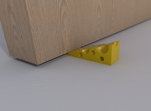 doors cheese 3D model