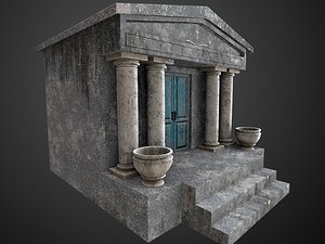 3D model ready mausoleum