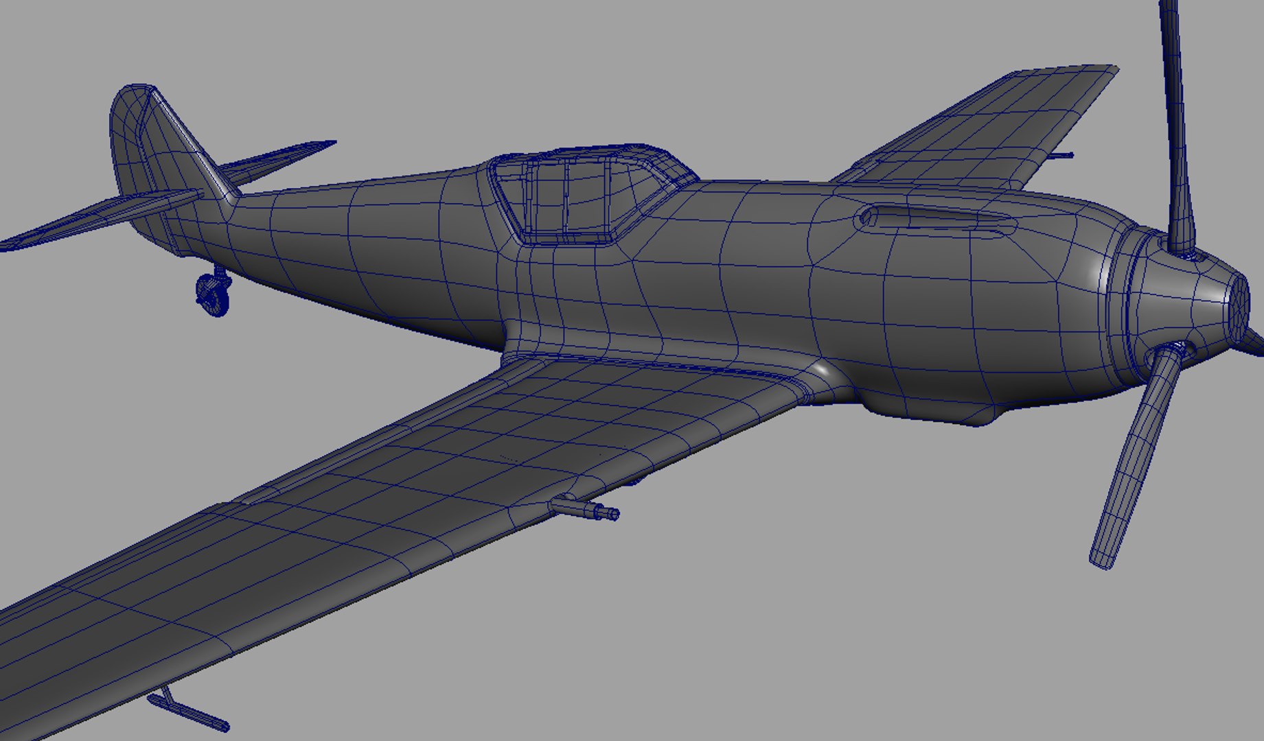 World War Messerschmitt Bf 3d Model