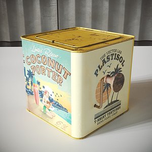 3D vintage box