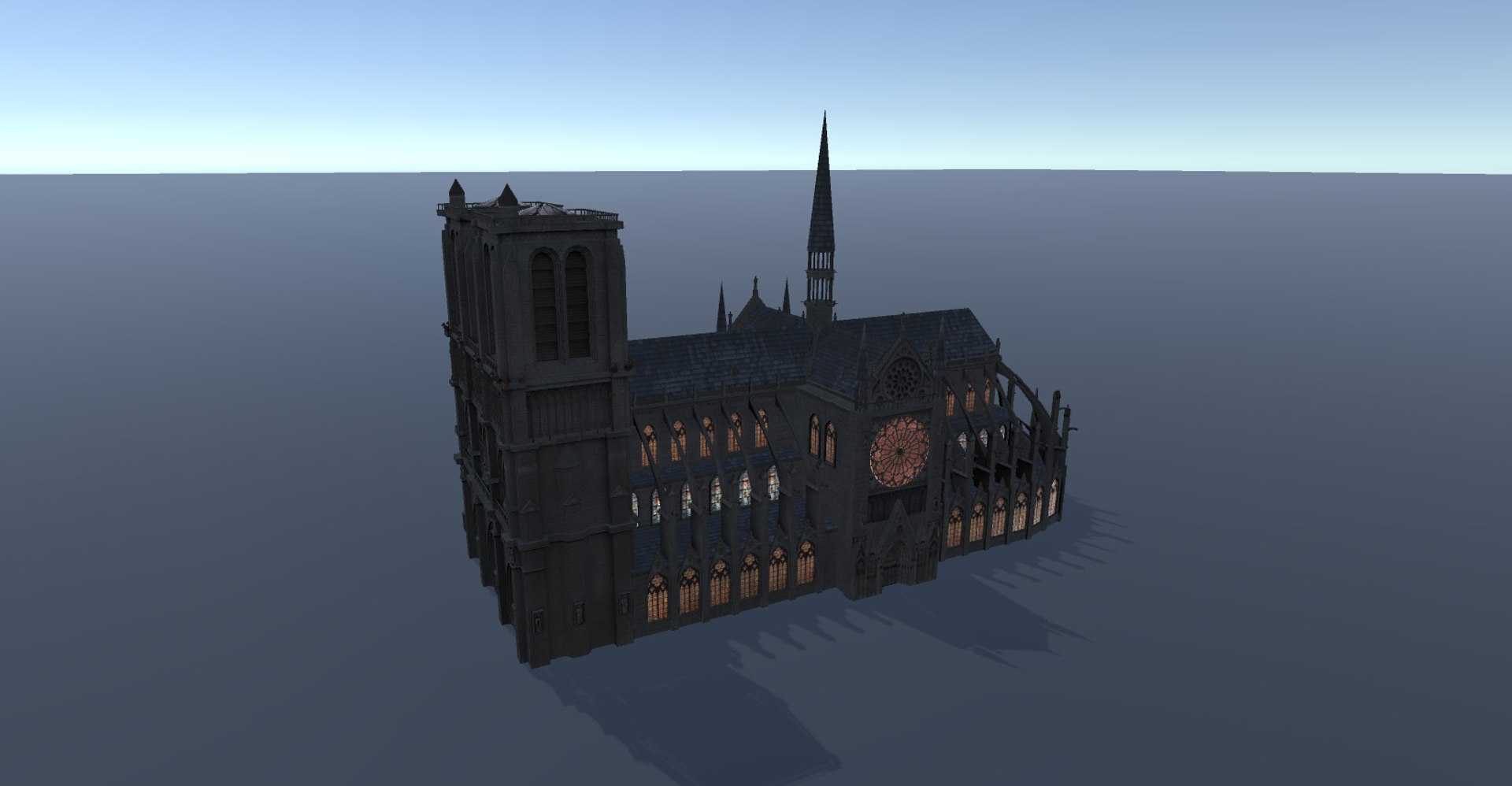 3D Notre Dame Model - TurboSquid 1151940