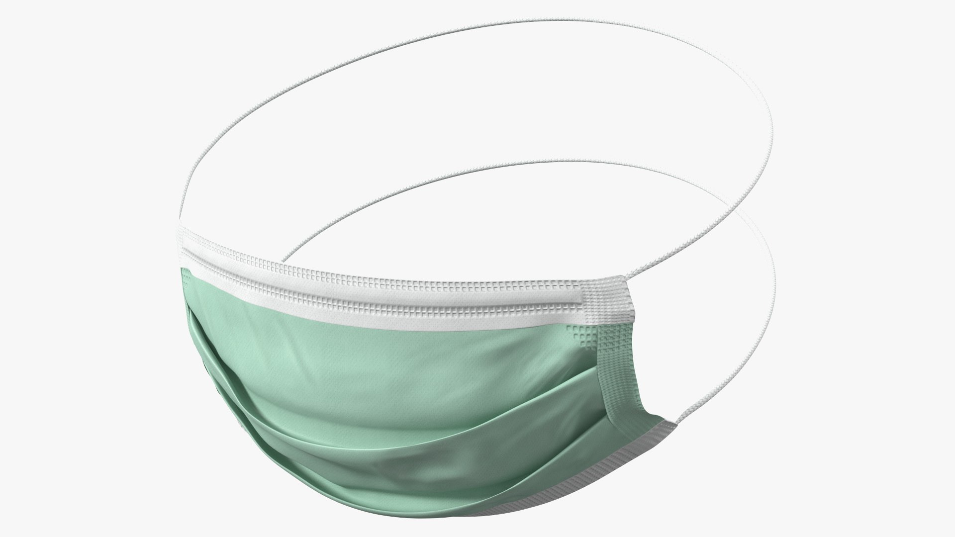 Medical Face Mask 3D model preview