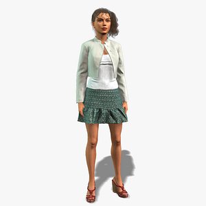 3D Attractive Female 3D Character