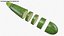 Fresh Green Zucchini Slices