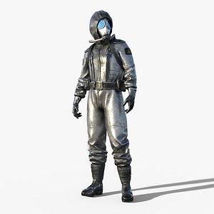 Radioactive Soldier - Atomic Veteran Rigged Animated Low-poly