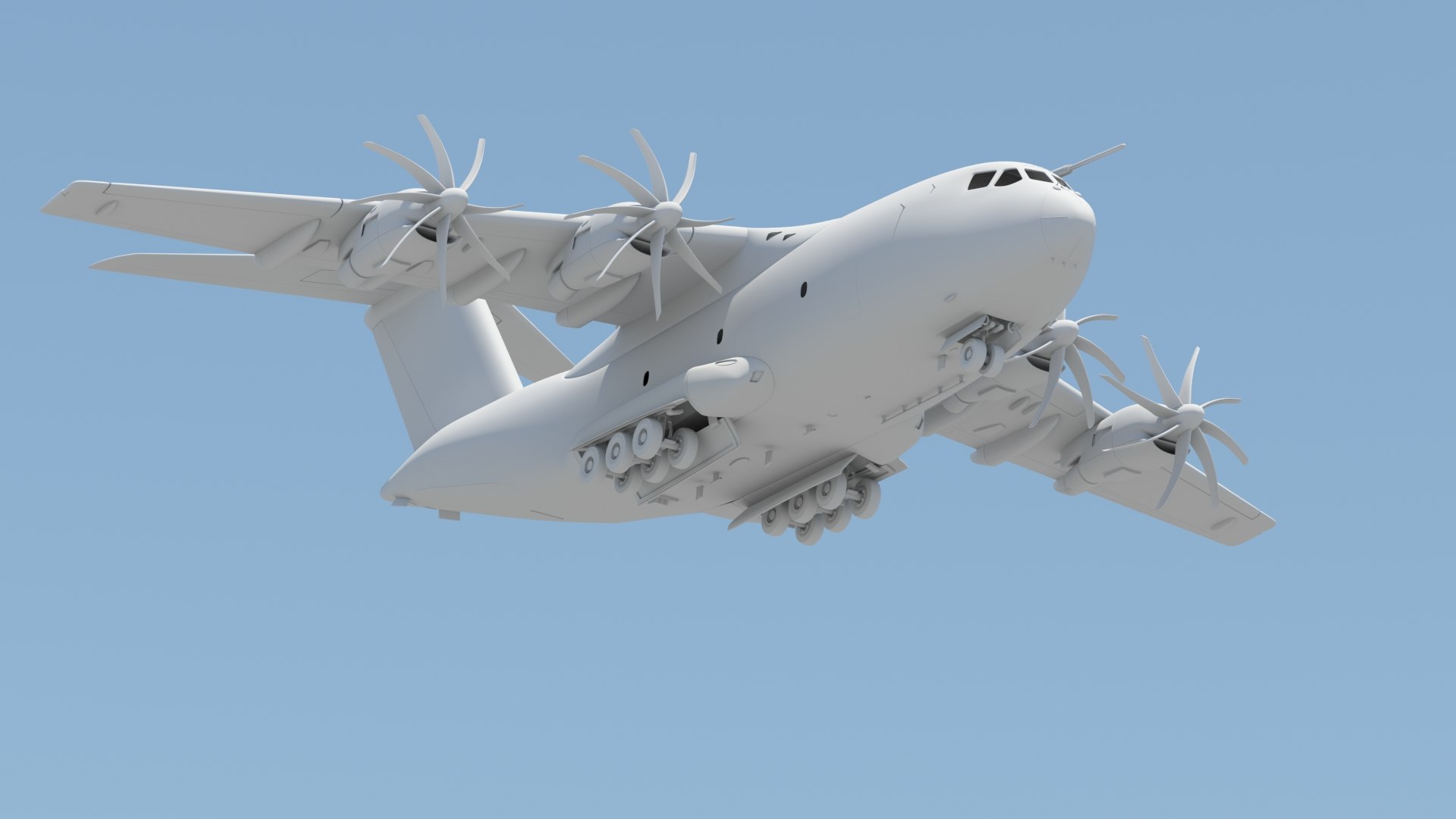 3d Airbus A-400m