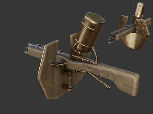 3D Flamethrower in medieval style