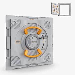 Rotating Isolation Airlock White model