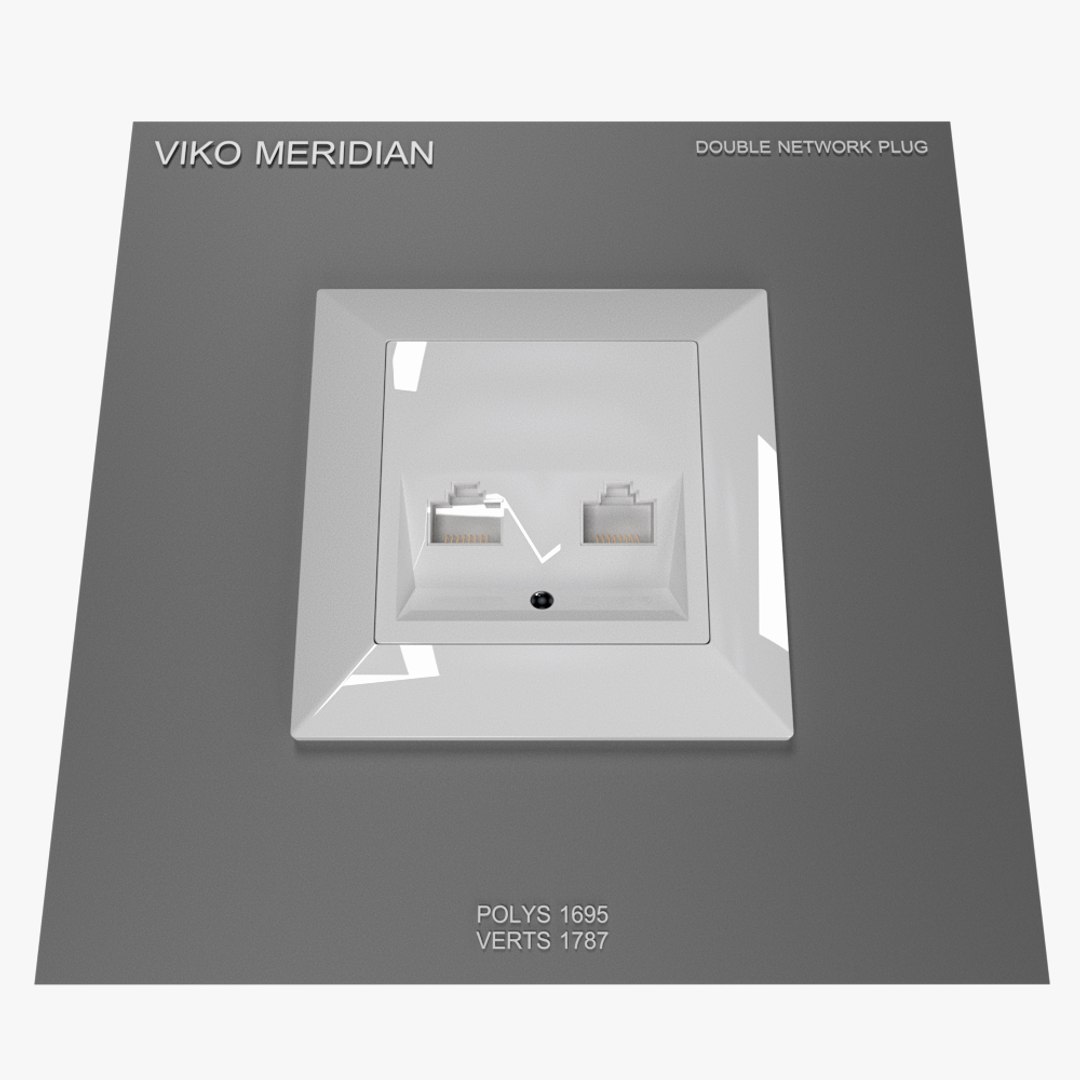 3D model double network plug https://p.turbosquid.com/ts-thumb/Ji/3QVlDg/jMFnk34D/doublenetworkplugkwhite/jpg/1548274698/1920x1080/fit_q87/b6265a897a72c9ceff939adeabbdabcc81d88f4b/doublenetworkplugkwhite.jpg