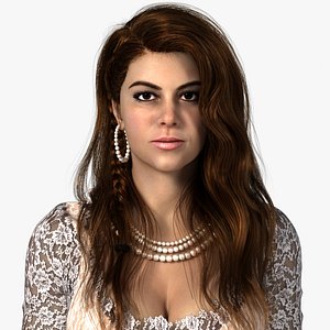 Arienne Realistic Woman Rigged Character