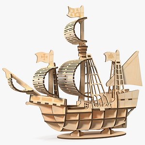 3D Wooden Puzzle Ship