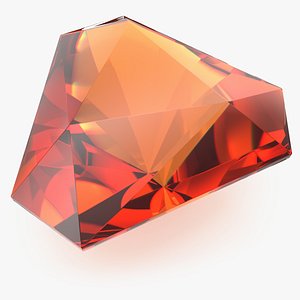 Shield Step Cut Imperial Topaz