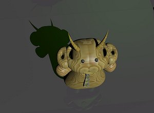 evil wooden doll