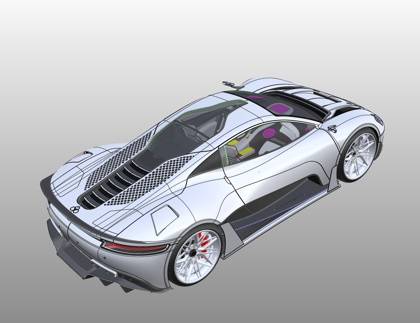 Andrietta - Concept Car 3D Model - TurboSquid 2148819