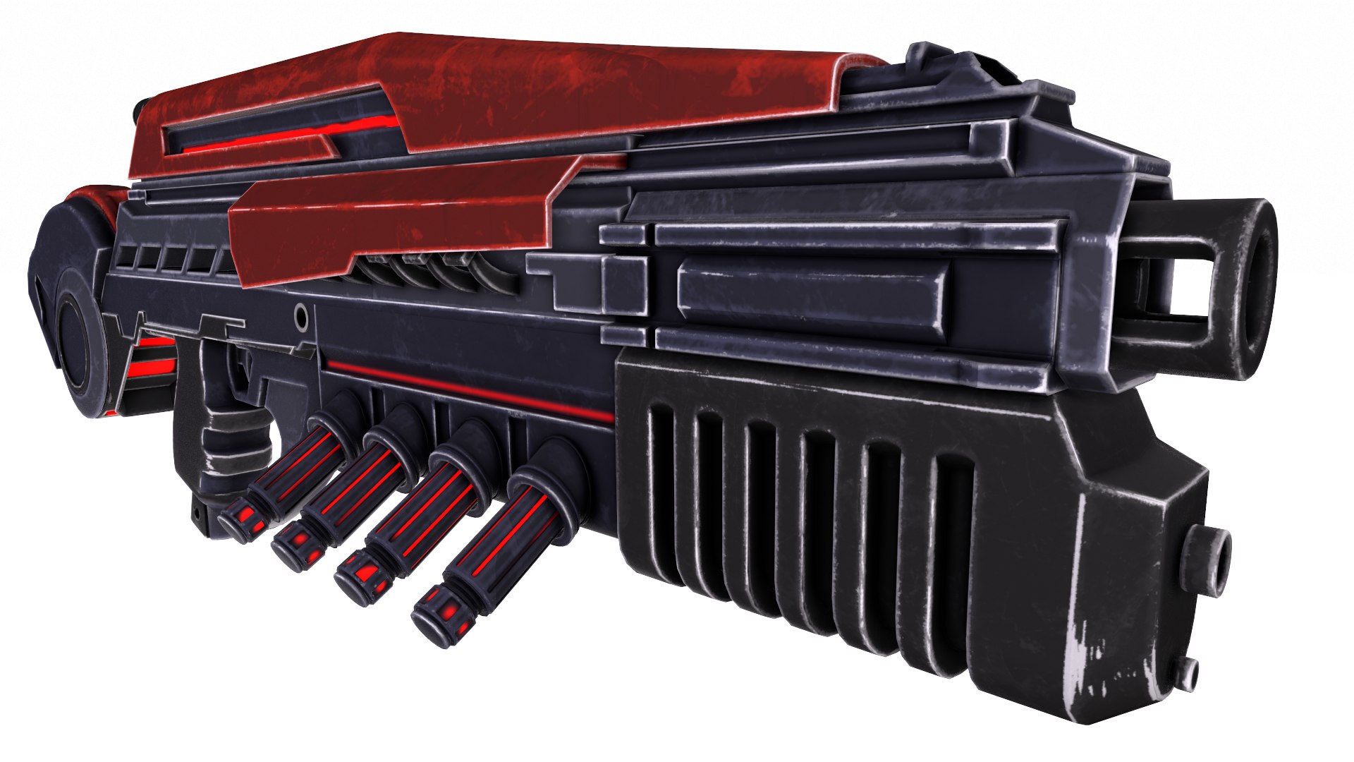 3D Model Stylized Rifle - TurboSquid 2071190