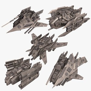 Advance Drone collection 3D model
