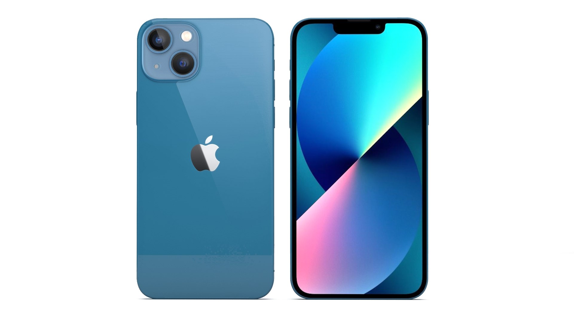 3D Apple IPhone 13 Blue - TurboSquid 2046252