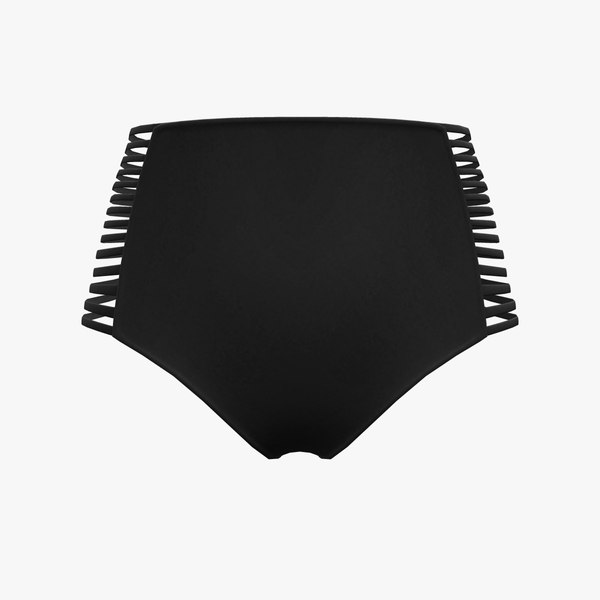 3D Strappy High-Waisted Bikini Bottom - TurboSquid 1793456