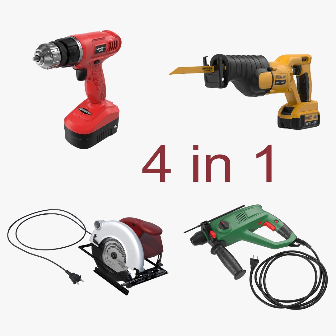 Power Tools Collection 2 3D model preview
