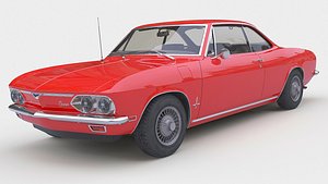3D 1969 Chevrolet Corvair Monza